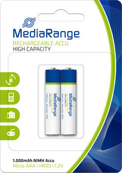 MediaRange MRBAT122 Haushaltsbatterie Wiederaufladbarer Akku Nickel-Metallhydrid (NiMH)