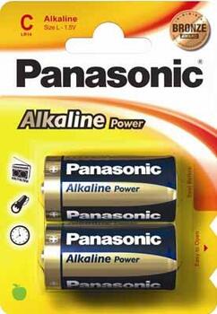 Panasonic Alkaline Power Baby C, 2er-Pack 