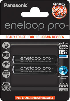 Panasonic eneloop pro (Gen 3) Micro AAA NiMH 930mAh, 2er-Pack