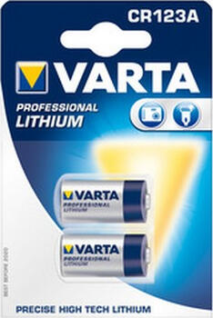 2er-Pack Varta Photo Lithium CR123A &lpar;CR17345&rpar;