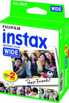 20er-Pack Fujifilm Instax Wide Film, 108x86 mm 