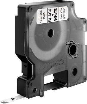 Dymo D1 Schriftband 6 mm x 7 m schwarz