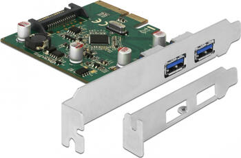 Delock PCI Express x4 Karte zu 2 x extern USB 3.1 Gen 2 Typ-A Buchse