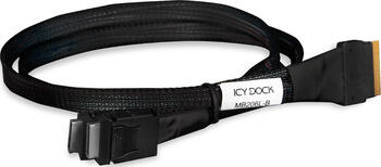 ICY DOCK MB206L-B Datenkabel - 1x SlimSAS SFF-8654 8i zu 2x