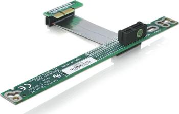 Delock Riser Karte PCI Express x1 mit flexiblem Kabel 7 cm 