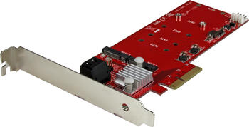 StarTech PEXM2SAT3422 2x M.2 NGFF SSD PCIe-Raid Karte 