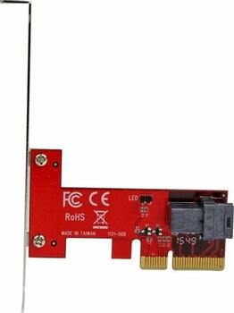 StarTech PCI Express Card > 1 x internal SFF-8643 NVMe U.2 miniSAS, M.2 PCIe