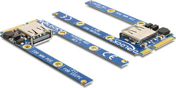 Delock MiniPCIe I/O 1 x USB 2.0 Typ A Buchse full/ half size 
