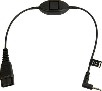 Jabra Adapterkabel QD/Klinke 2.5mm, Headsetzubehör Jabra Adapterkabel QD/Klinke 2.5mm, Headsetzubehör