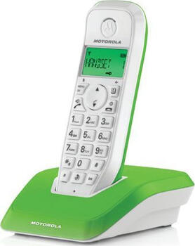 Motorola S1201 Startac weiß/ grün Schnurlostelefon 