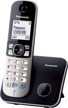 Panasonic KX-TG6811 schwarz, Schnurlostelefon Panasonic KX-TG6811 schwarz, Schnurlostelefon