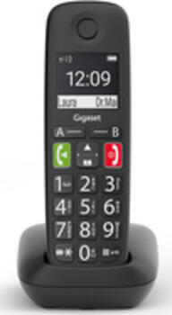 Gigaset E290 schwarz Analogtelefon (schnurlos) 
