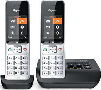 Gigaset Comfort 500A Duo schwarz/silber Gigaset Comfort 500A Duo schwarz/silber