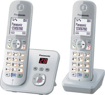 Panasonic KX-TG6822GS silber Analogtelefon (schnurlos) 