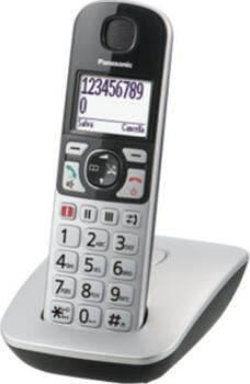 Panasonic KX-TGE510 silber, Analogtelefon schnurlos 