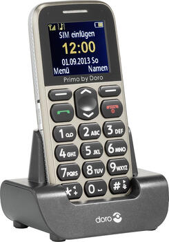 Doro Primo 215, beige Großtasten-Mobiltelefon 