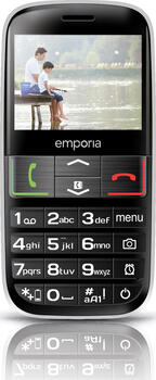 Emporia Euphoria schwarz, Großtasten-Mobiltelefon 