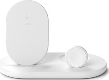 Belkin BoostCharge 3-in-1 Wireless Charger für Apple weiss
