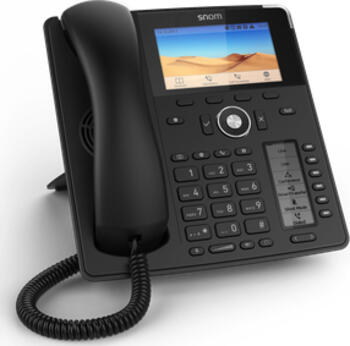 snom D785 schnurgebundenes VoIP-Telefon 3.5 Zoll Display, Bluetooth, optische Anrufsignalisierung