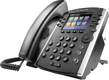 Polycom VVX 411 IP Phone MS Skype for Business Edition, VoIP-Telefon (schnurgebunden), Anruferanzeige (CLIP)