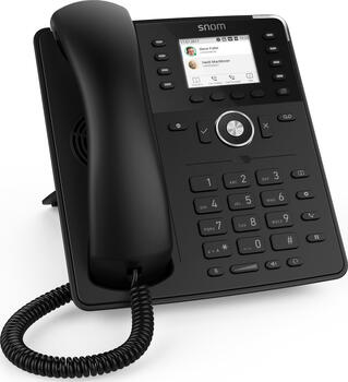 snom D735 schwarz, VoIP-Telefon (schnurgebunden), Anruferanz Freisprecheinrichtung, Wideband, SIP (12 Accounts), programm