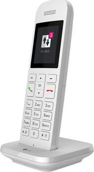 Telekom Speedphone 12 weiß, Mobilteil (schnurlos), Anruferanzeige, Freisprecheinrichtung, strahlungsreduziert