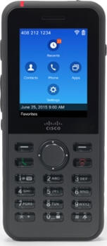 Cisco 8821 Wireless IP Phone schwarz, VoIP-Telefon (schnurlos), Anruferanzeige, Freisprecheinrichtung