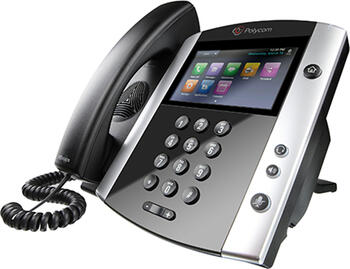 Polycom VVX 600 IP Phone&comma; VoIP-Telefon &lpar;schnurgebunden&rpar;&comma; Freisprecheinrichtung&comma; SIP &lpar;16 Accounts&rpar;&comma; Wideband&comma; h&ouml;rger&auml;&period;