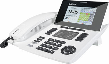Agfeo SENSORfon ST56 IP weiß, VoIP-Telefon (schnurgebunden), Anruferanzeige, Freisprecheinrichtung, Displaytasten (3)