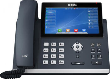 Yealink SIP-T48U, VoIP-Telefon (schnurgebunden), Anrufer- anzeige, Freisprecheinrichtung, Wideband