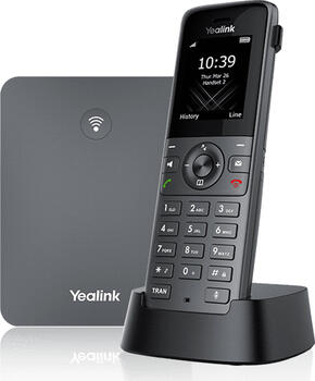 Yealink W73P, VoIP-Telefon (schnurlos), Anruferanzeige, Freisprecheinrichtung, Wideband, SIP (10 Accounts), Displayt