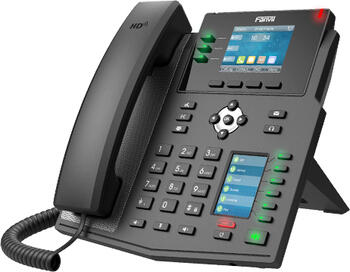 Fanvil X4U, VoIP-Telefon (schnurgebunden), Anruferanzeige, Freisprecheinrichtung, SIP (12 Accounts), Wideband