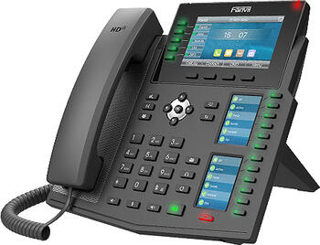 Fanvil X6U, VoIP-Telefon (schnurgebunden), Anruferanzeige, Freisprecheinrichtung, SIP (20 Accounts), Wideband, Display