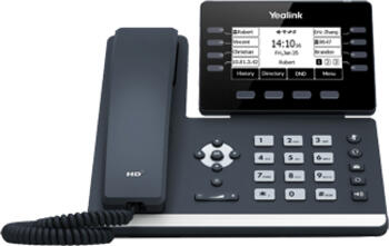Yealink SIP-T53W, VoIP-Telefon (schnurgebunden), Anruferanze Freisprecheinrichtung, Wideband, SIP (12 Accounts), programm