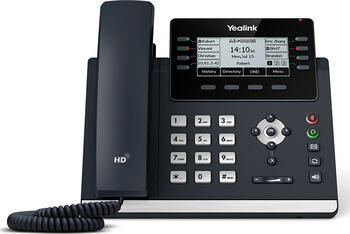 Yealink SIP-T43U, VoIP-Telefon (schnurgebunden), Anruferanze Freisprecheinrichtung, Wideband, SIP (12 Accounts)