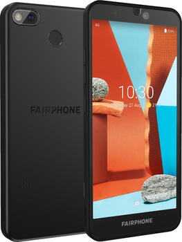 Fairphone 3+ schwarz, 5.65 Zoll, 48.0MP, 4GB, 64GB, Android Smartphone