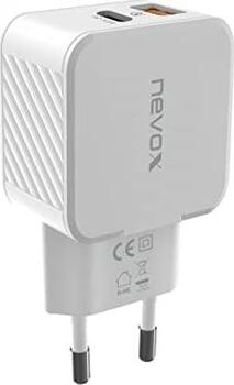 Nevox USB PD Type C + QC3.0 / PPS Ladegerät 30Watt weiß 