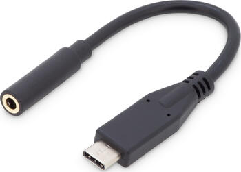 DIGITUS USB Type-C Audio Adapter Type-C/St auf 3.5mm Klinke Buchse