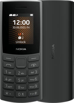 Nokia 105 4G Dual-SIM schwarz, ohne Vertrag 