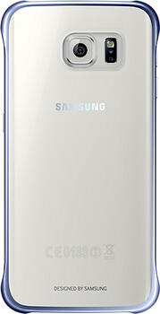 Samsung EF-QG925BB Clear Cover für Galaxy S6 Edge schwarz 