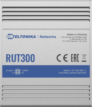 Teltonika RUT300 Kabelrouter Schnelles Ethernet Blau, Metallisch