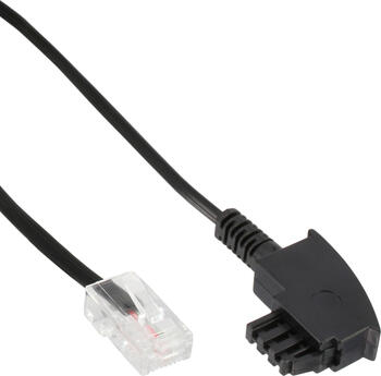 3m InLine TAE-F Kabel für DSL-Router, TAE-F Stecker an RJ45 