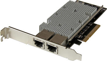 StarTech ST20000SPEXI, 2x 10GBase-T, PCIe 2.1 x8 10G Ethernet Netzwerkkarte mit Intel X540 Chip