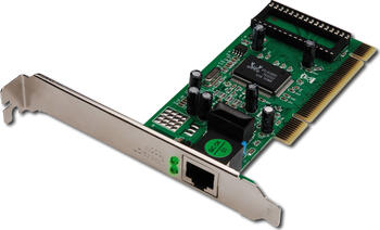 Digitus DN-10110, 1x 1000Base-T, PCI PCI-Netzwerkkarte 