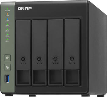 QNAP Turbo Station TS-431KX-2G, 2GB RAM, 1x 10Gb SFP+, 2x Gb LAN, bis zu 4x 2.5/ 3.5 Zoll Festplatten