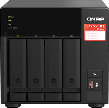 QNAP Turbo Station TS-473A-8G, 8GB RAM, 2x 2.5GBase-T, bis zu 4 Laufwerke