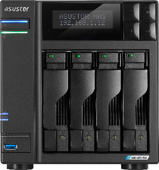 Asustor AS6704T Lockerstor 4 Gen2, 2x 2.5GBase-T bis zu 4 Festplatten