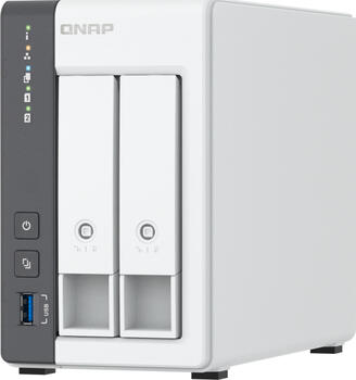 QNAP Turbo Station TS-216G-4G&comma; 4GB RAM&comma; 2x 2&period;5&sol;3&period;5 SATA 1x RJ-45 2&period;5GBase-T&comma; 1x RJ-45 1000Base-T