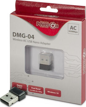 Inter-Tech PowerOn DMG-04, 2.4GHz/5GHz WLAN, USB-A 2.0 