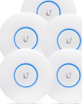 Ubiquiti UniFi AP AC Lite, 5er-Pack, Wi-Fi 5, 300Mbps (2.4GHz), 867Mbps (5GHz) Access Point